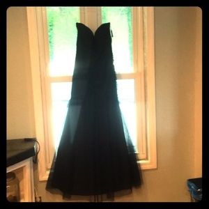 Bari Jay Navy Gown NWT